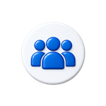 Resources for different lifestyles and family finance icon with people group