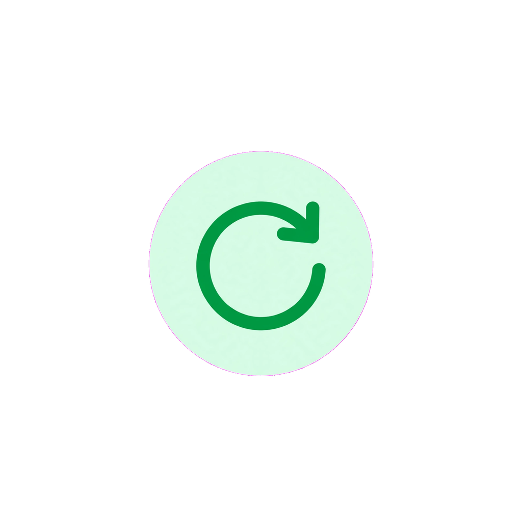 Response time green circular arrow icon for AffordablyUSA