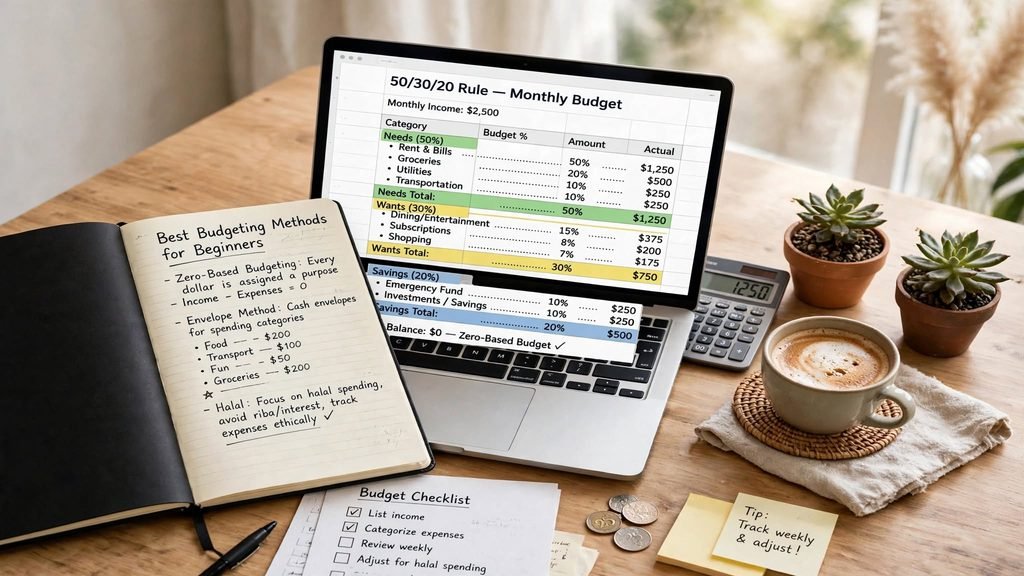50/30/20 rule monthly budget $2500 budgeting methods beginners
